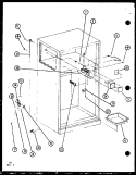 Page 18 Diagram and Parts List for TRI20K P7791133W Amana Refrigerator