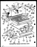 REF FZ FUNCTIONAL PARTS Diagram and Parts List for TC18K P7803212W Amana Refrigerator