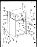Page 11 Diagram and Parts List for TCI20K P7803218W Amana Refrigerator