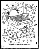 REF FZ FUNCTIONAL PARTS Diagram and Parts List for TCI20K P7803218W Amana Refrigerator