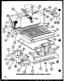 REF FZ FUNCTIONAL PARTS Diagram and Parts List for TC22K P7859203W Amana Refrigerator