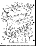 REF FZ FUNCTIONAL PARTS Diagram and Parts List for TLI20G P7553519W Amana Refrigerator