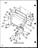 Part Location Diagram of D7609802 Whirlpool HANDLE, PAD
