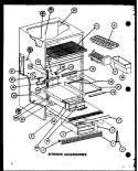 Part Location Diagram of D7421218 Whirlpool GLASS SHELF