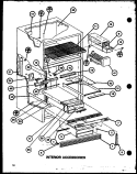 INTERIOR ACCESSORIES Diagram and Parts List for TXI22J P7739050W Amana Refrigerator