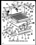 REF FZ FUNCTIONAL PARTS Diagram and Parts List for TL22J P7739035W Amana Refrigerator