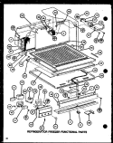 REF FZ FUNCTIONAL PARTS Diagram and Parts List for TM20K P7791119W Amana Refrigerator