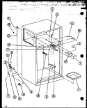 Page 11 Diagram and Parts List for TXI20M P7858518W Amana Refrigerator