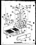 REAR COMPONENTS Diagram and Parts List for TX20MB P7858532W Amana Refrigerator