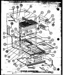 Part Location Diagram of R0179129 Whirlpool GLASS CRISPER TOP Assembly