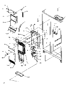 Evaporator And Air Handling Diagram and Parts List for SXDE27QE-P1162208WE  Amana Refrigerator