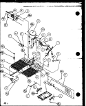 Page 7 Diagram and Parts List for TR18QB2L P1111308W L Amana Refrigerator