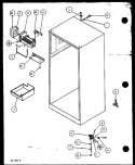 Page 11 Diagram and Parts List for TRGI18QBL P1111314W L Amana Refrigerator
