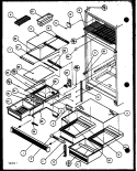 Page 4 Diagram and Parts List for TQ22QBL P1114801W L Amana Refrigerator