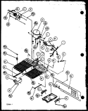 Page 8 Diagram and Parts List for TQ18QBL P1111306W L Amana Refrigerator