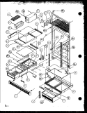 Page 3 Diagram and Parts List for TX20QBL P1111703W L Amana Refrigerator