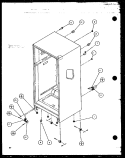 Page 9 Diagram and Parts List for TX20QBL P1111703W L Amana Refrigerator