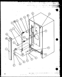 Page 10 Diagram and Parts List for TX20QBL P1111703W L Amana Refrigerator