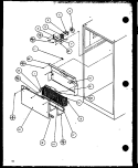 Page 4 Diagram and Parts List for TRG18QB3G P1111315W G Amana Refrigerator