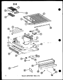 FZ COMPARTMENT PARTS (TM Diagram and Parts List for TM14E P7464511W Amana Refrigerator