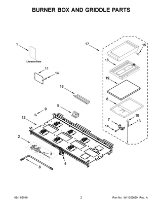 Part Location Diagram of W11200305 Whirlpool HARNS-WIRE