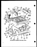 REF FZ FUNCTIONAL PARTS Diagram and Parts List for TRG16J P7739032W Amana Refrigerator