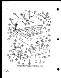 REF FZ FUNCTIONAL PARTS Diagram and Parts List for TRG18J P7739033W Amana Refrigerator