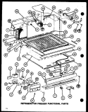 REF FZ FUNCTIONAL PARTS Diagram and Parts List for TJI16K P7791137W Amana Refrigerator
