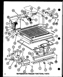 REF FZ FUNCTIONAL PARTS Diagram and Parts List for TJ20K P7791142W Amana Refrigerator