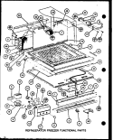 REF FZ FUNCTIONAL PARTS Diagram and Parts List for TM20M P7859216W Amana Refrigerator