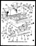 REF FZ FUNCTIONAL PARTS Diagram and Parts List for TC20MB P7858529W Amana Refrigerator