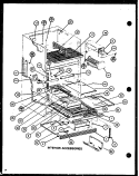 Part Location Diagram of D7710407 Whirlpool NLASHELF DF/CN DISP