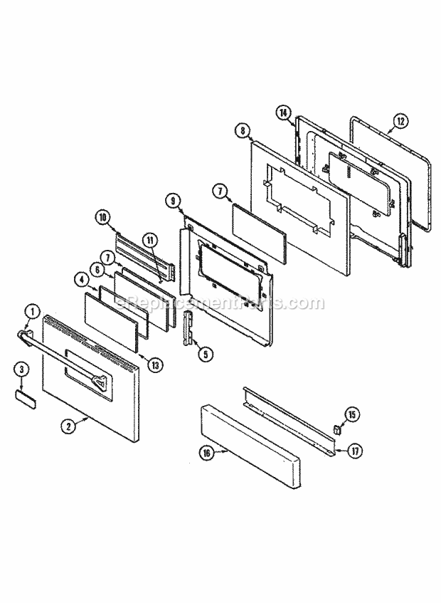 Part Location Diagram of WP3400067 Whirlpool Dishwasher Installation Screw