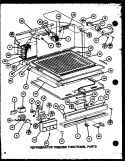 REF FZ FUNCTIONAL PARTS Diagram and Parts List for TR18M P7859226W Amana Refrigerator