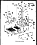 REAR COMPONENTS Diagram and Parts List for TRG20M P7859232W Amana Refrigerator