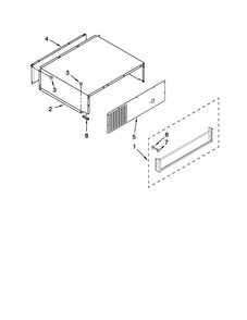 Top Grille And Unit Cover Parts Diagram and Parts List for JS48CXDBDB13  Jenn-Air Refrigerator