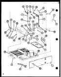 Page 7 Diagram and Parts List for TR18N P1106108W Amana Refrigerator