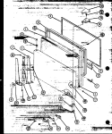 Page 1 Diagram and Parts List for TC18N P1106201W Amana Refrigerator