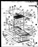 Page 3 Diagram and Parts List for TC18N P1106201W Amana Refrigerator