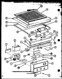 Page 5 Diagram and Parts List for TC18N P1106201W Amana Refrigerator