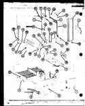 Page 7 Diagram and Parts List for TC18N P1106201W Amana Refrigerator