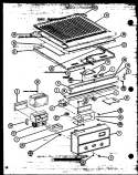 Page 12 Diagram and Parts List for TC20NB P1106227W Amana Refrigerator