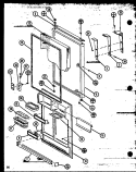 Page 16 Diagram and Parts List for TC22N P1106205W Amana Refrigerator