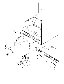 Cabinet Bottom Diagram and Parts List for TA18S2W-P1194503WW  Amana Refrigerator