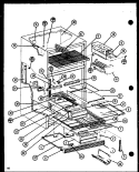 Page 3 Diagram and Parts List for TX18NB P1106229W Amana Refrigerator