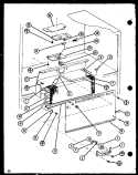 Page 13 Diagram and Parts List for TX20NB P1106232W Amana Refrigerator