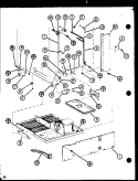 Page 16 Diagram and Parts List for TX20NB P1106232W Amana Refrigerator
