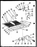 Page 22 Diagram and Parts List for TX22N P1106210W Amana Refrigerator