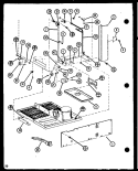Page 23 Diagram and Parts List for TX22N P1106210W Amana Refrigerator