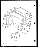 FZ DOOR PARTS Diagram and Parts List for TJ20N P1102113W Amana Refrigerator